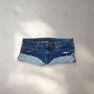 Vigoss Low Rise Micro Denim Shorts